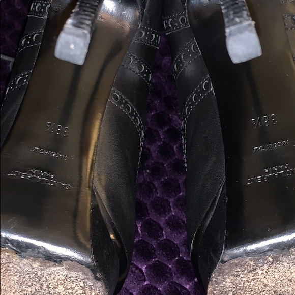 YSL SETA CALF OXFORD NERO BOOTIE - Picture 6 of 11